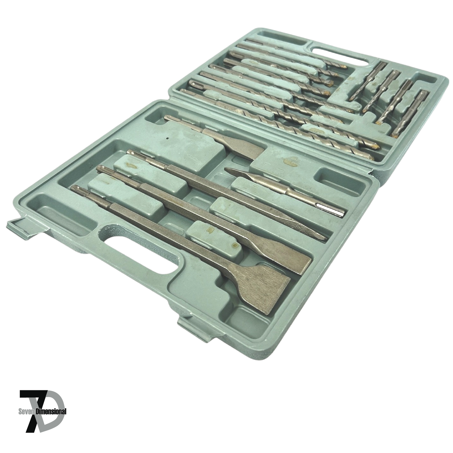 17 PCS Drill & Chisel Set